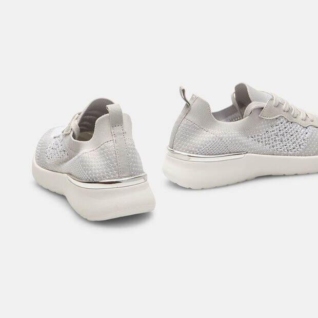 Sneakers de mujer de punto, Gris