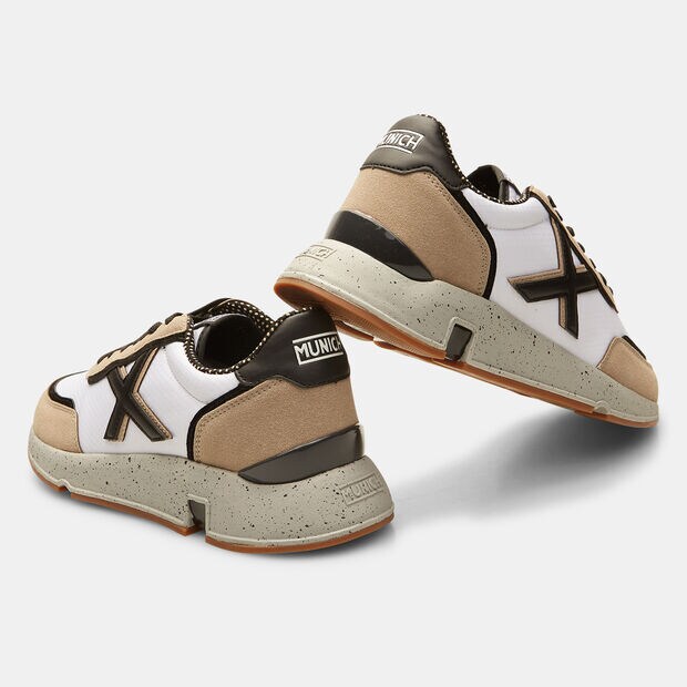 Sneakers de hombre Munich, Blanco