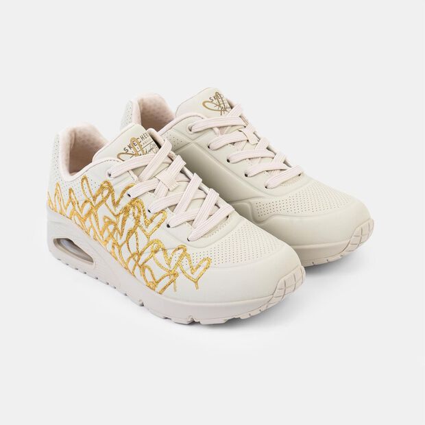 Sneakers de mujer SKECHERS UNO, Beige