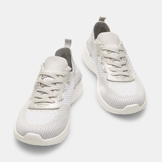 Sneakers de mujer de punto, Gris