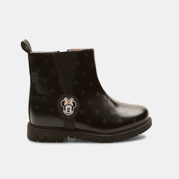 Botines de ni&ntilde;a minnie, Negro