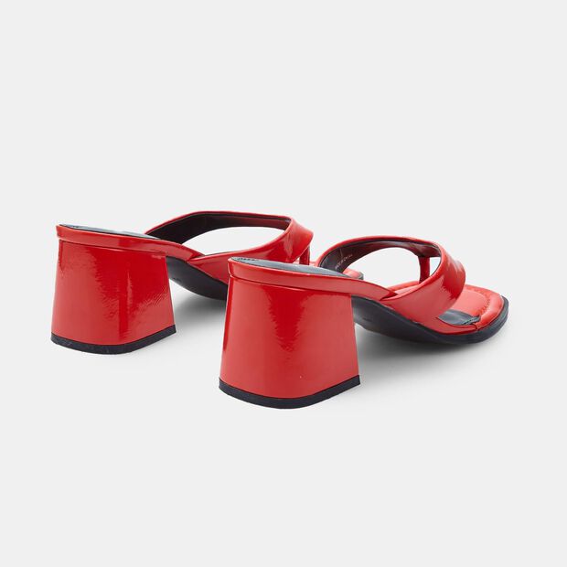 Sandalias con tac&oacute;n de mujer BATA RED LABEL, Rojo