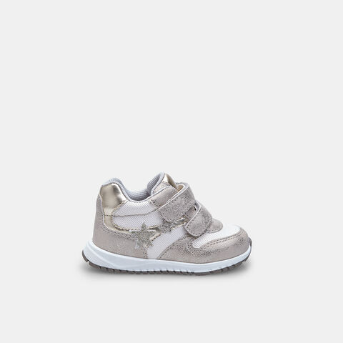 Zapatilla deportiva para niña con tira Chicco, Beige