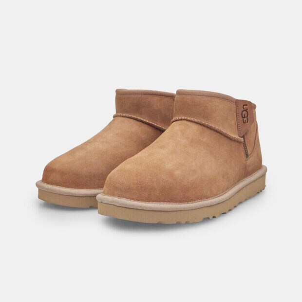 Botines para hombre UGG Classic Ultra Mini Con Cremallera, Piel