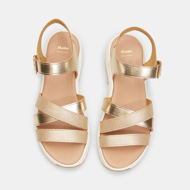 Sandalias de mujer de piel , 