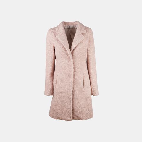 Abrigo teddy para mujeres, Rosa