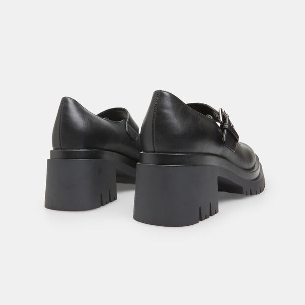 Bailarinas Mary Jane para mujer con tac&oacute;n de 5,5 cm Bata Red Label, Negro