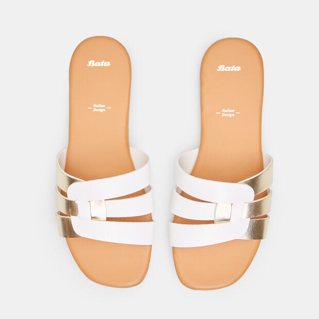 Mules para mujer, Blanco