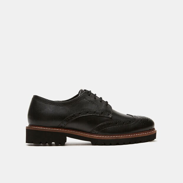 Zapatos Brogue De Piel Con Suela Dentada, 