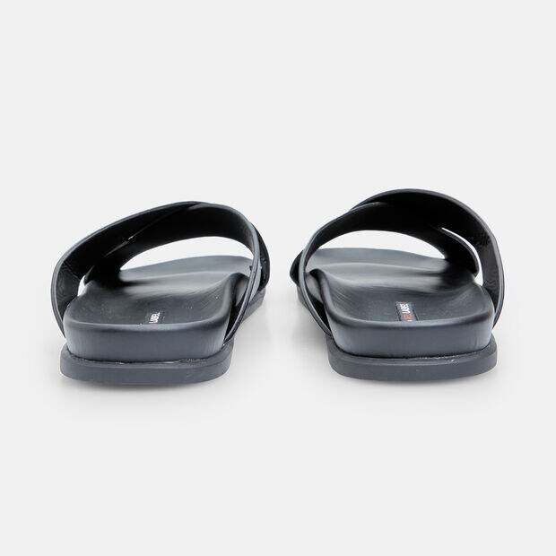 Pantufla Bata Red Label para hombre, Negro