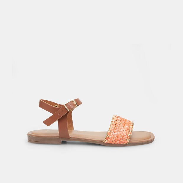 Sandalia de mujer, Naranja