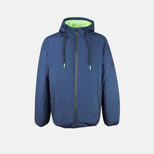 Chaqueta para hombre de tejido t&eacute;cnico, Azul