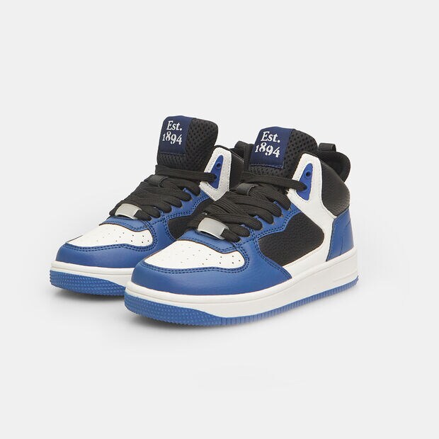 Zapatillas altas para ni&ntilde;os, Azul