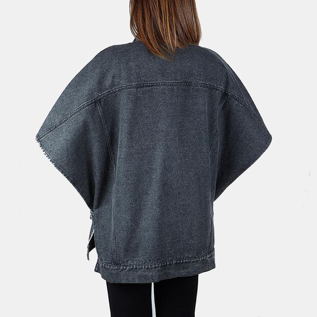 Chaqueta Denim modelo Gilet para Mujer BATA, Gris