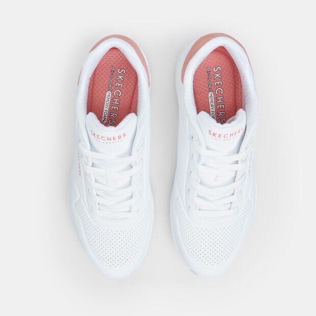 Zapatillas de mujer Skechers Uno, Blanco