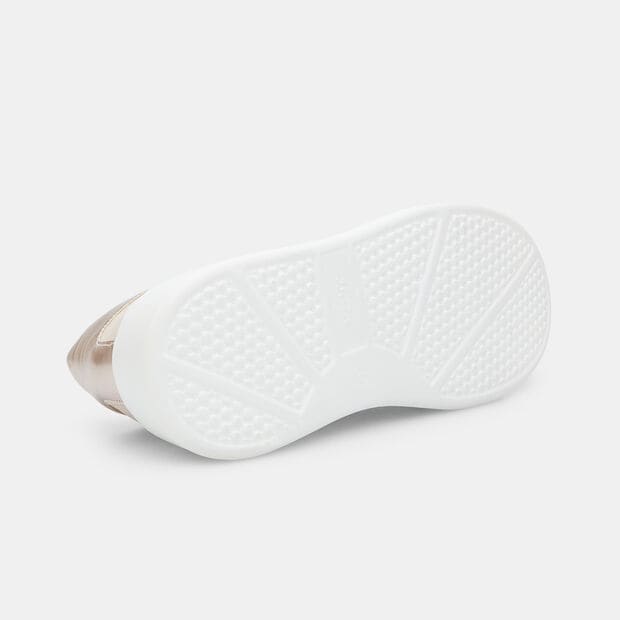 Sneakers para mujer con plataforma de 3 cm, Desnudo