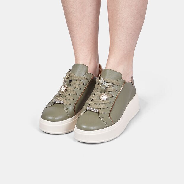 Zapatillas deportivas de mujer Bata, Verde