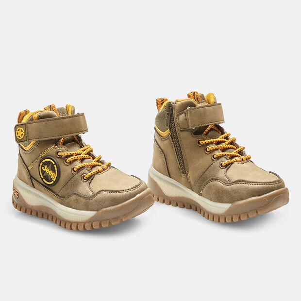Zapatos altos de ni&ntilde;o Jeep, Verde