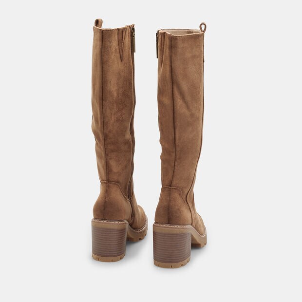 Bot&iacute;n de mujer con tac&oacute;n Refresh, Taupe