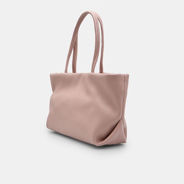 Bolso de mano para mujer efecto martillado Bata, Rosa