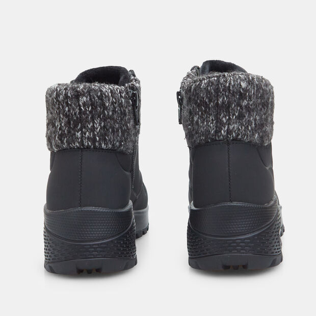 Botas Skechers Uno Rugged para mujer, Negro