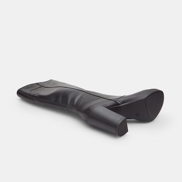 Bota para mujer con tac&oacute;n alto, Negro