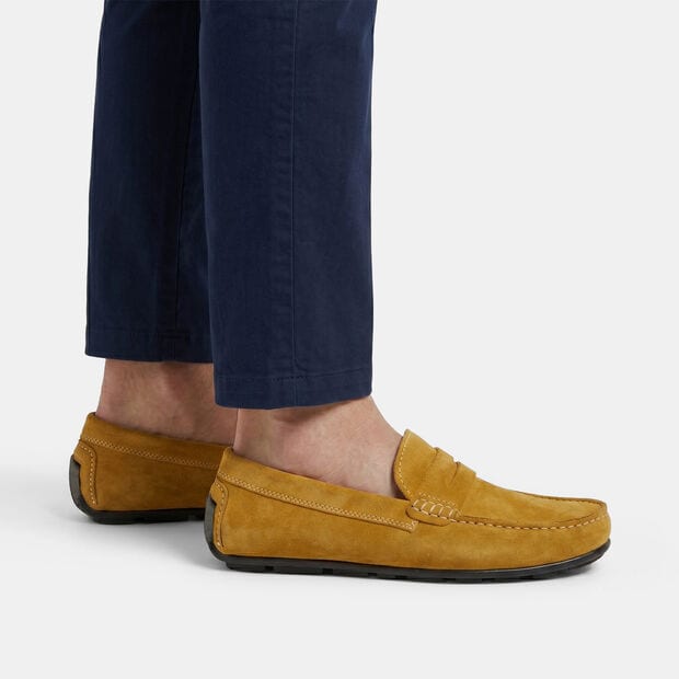 Mocasines De Ante, Amarillo