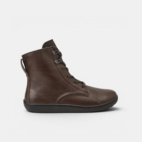 Bot&iacute;n barefoot de piel para mujer Bata, Marr&oacute;n