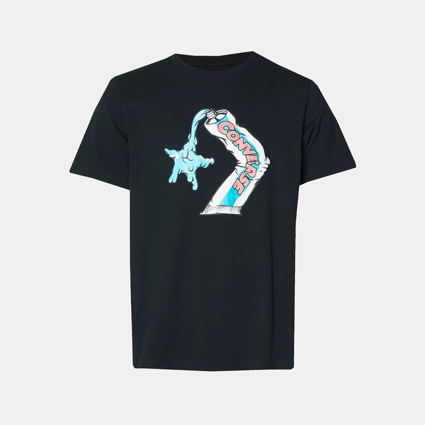 Camiseta para hombre Converse, Negro