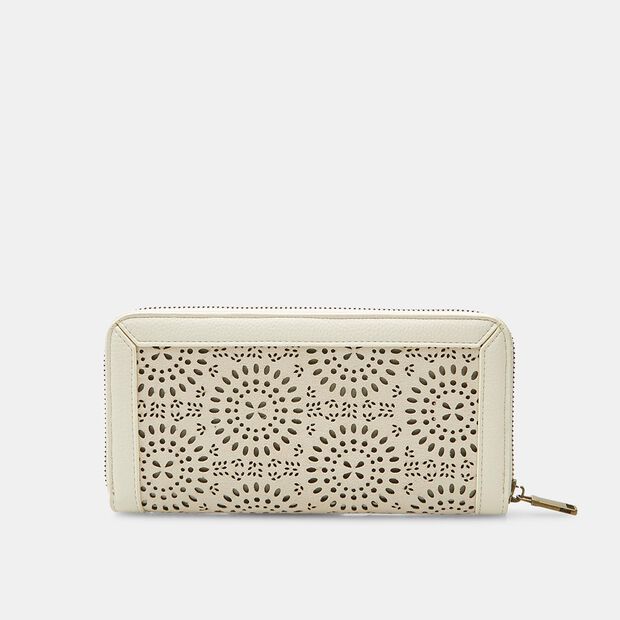 Cartera perforada BATA para mujer, Blanco
