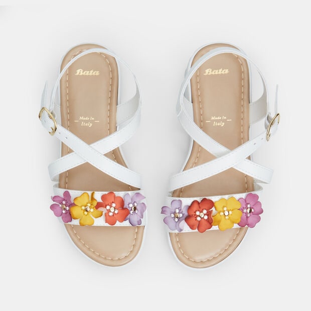 Sandalias para ni&ntilde;a, Blanco