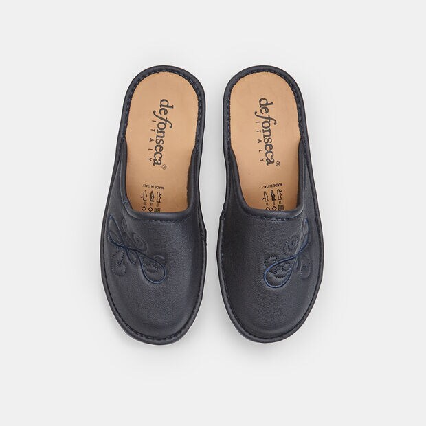 Pantufla de mujer De Fonseca, Azul