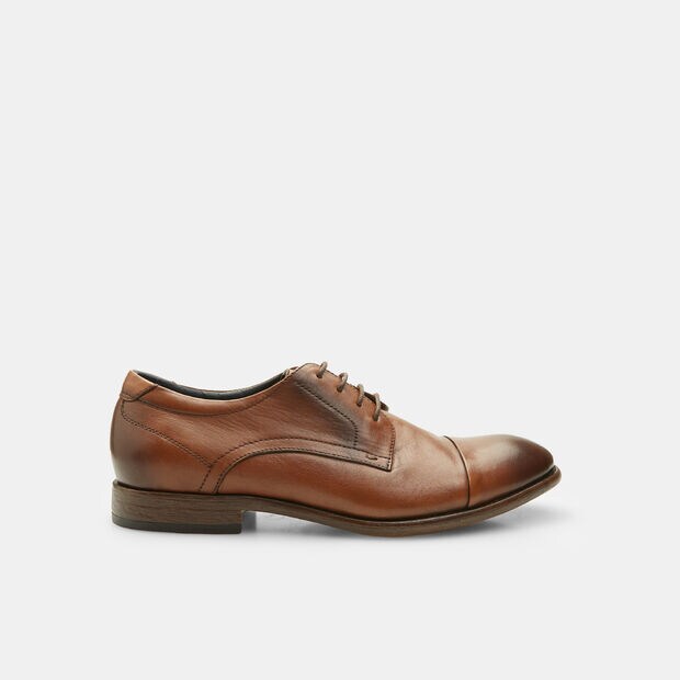 Derby de cuero con cordones para hombre BATA, Piel