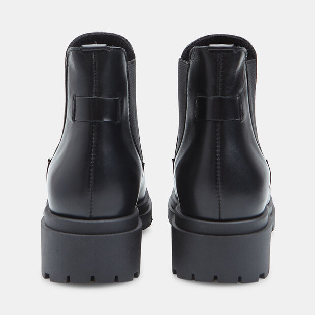 Botines Chelsea con suela track, Negro