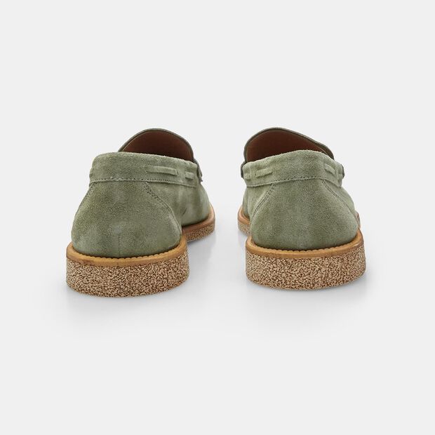 Mocasines de Suede para hombre BATA, Verde