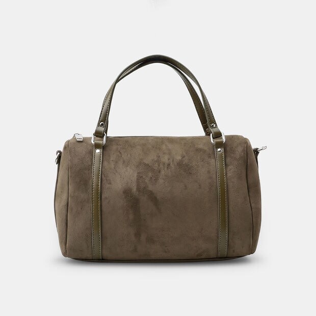 Bolso bowling de microfibra Bata, Verde