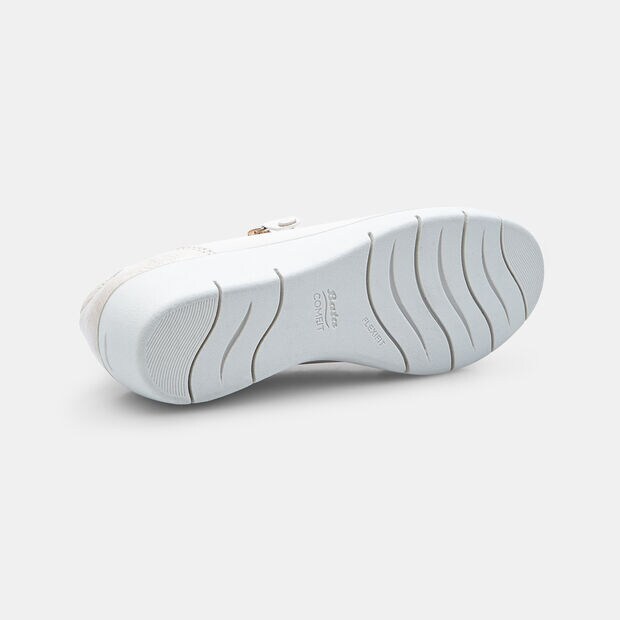 Mocasines Urbanos Bata Comfit para Mujer, Blanco