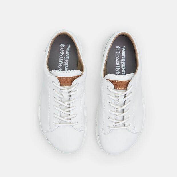 Sneakers para mujer en cuero BAREFOOT, Blanco