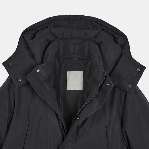 Chaqueta de hombre acolchada en material técnico Bata, Negro