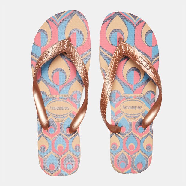 Chanclas de mujer de dedo Havaianas, Dorado