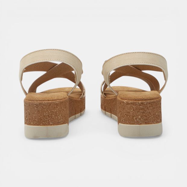 Sandalias de Mujer con plataforma BATA, Beige