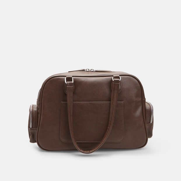 Bolso bowling para mujer Bata, Marr&oacute;n