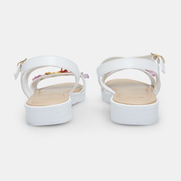 Sandalias para ni&ntilde;a, Blanco