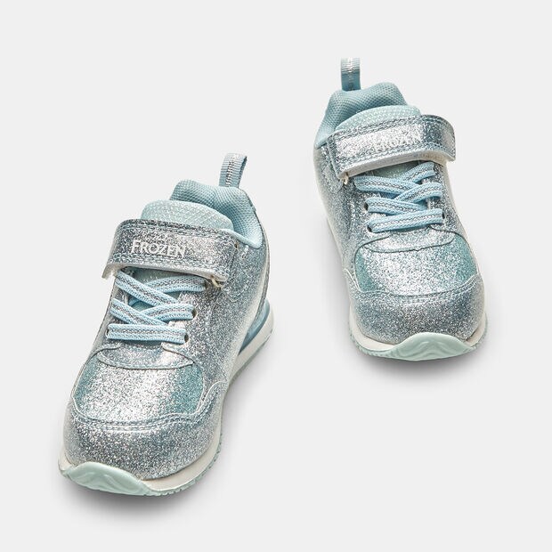 Sneakers de ni&ntilde;a frozen con brillantitos, Azul