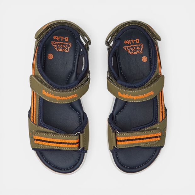 Sandalias infantiles Bubblegummers, Verde