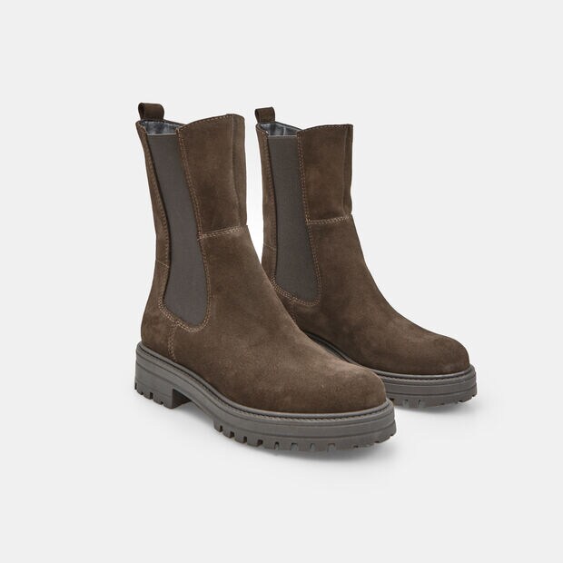 Botines Chelsea de ante, 