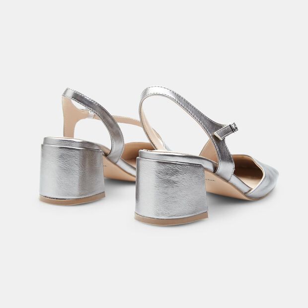 Zapatos de sal&oacute;n de mujer BATA, Plateado