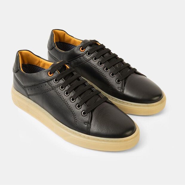 Sneakers de hombre de piel , 