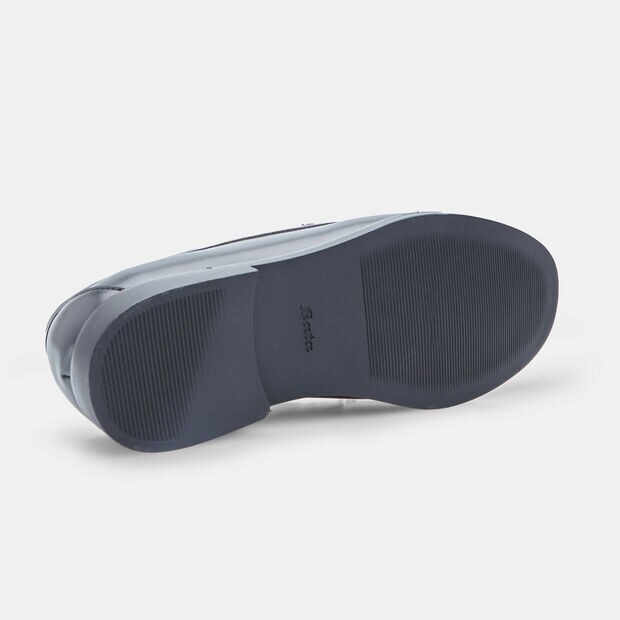 Mocas&iacute;n con borlas para mujer Bata, Negro