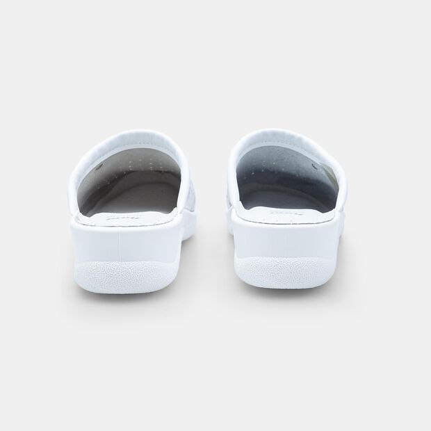 Pantuflas de cuero para mujer, Violeta